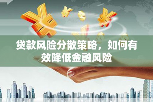 塔城贷款风险分散策略，如何有效降低金融风险