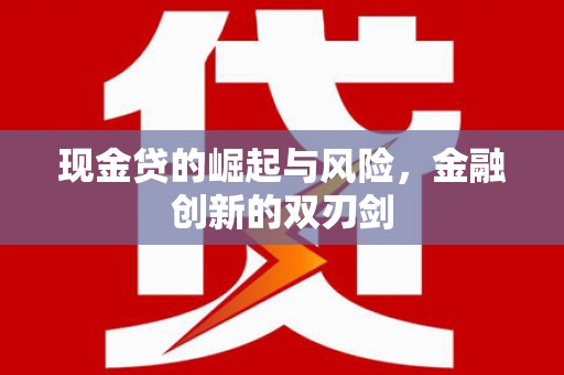 塔城现金贷的崛起与风险，金融创新的双刃剑