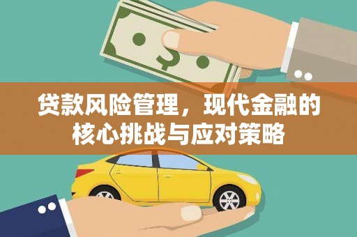 塔城贷款风险管理，现代金融的核心挑战与应对策略