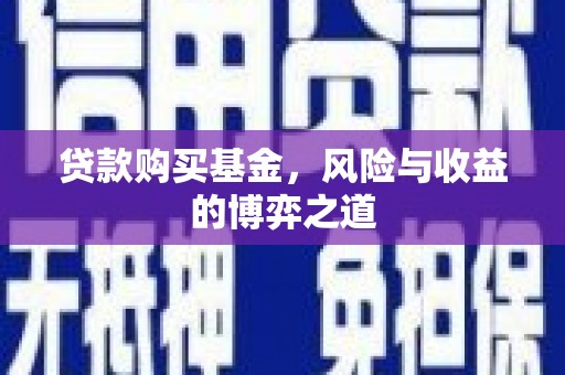 塔城贷款购买基金，风险与收益的博弈之道