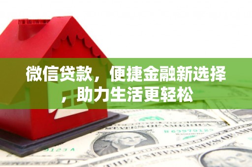 塔城微信贷款，便捷金融新选择，助力生活更轻松